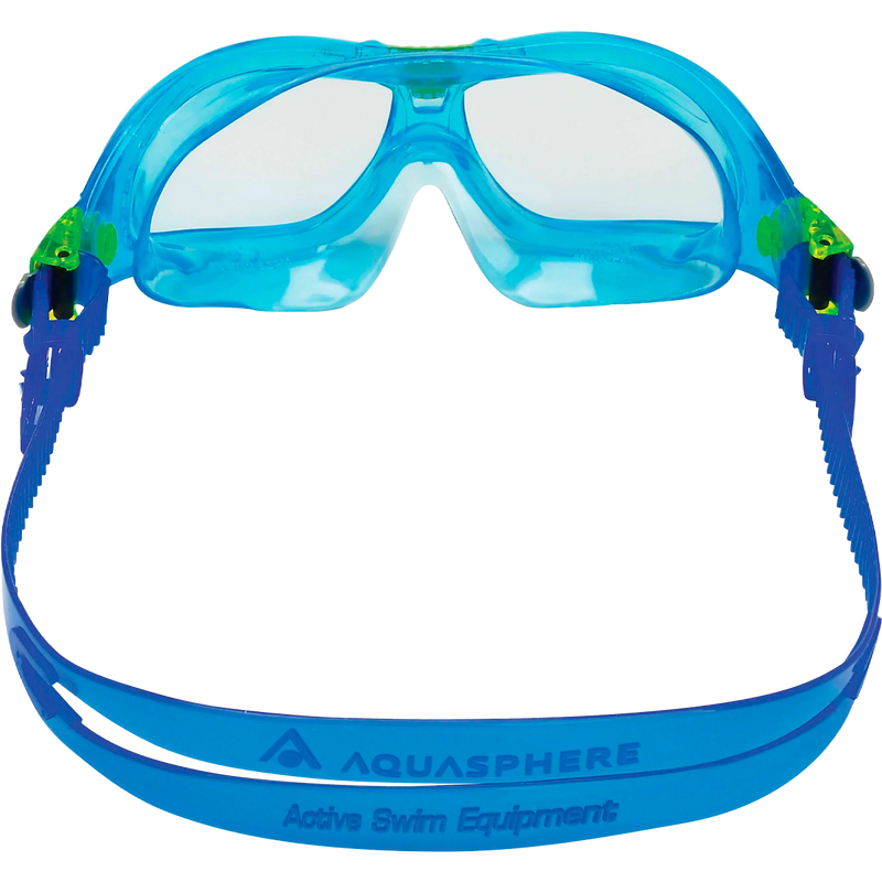 Youth Seal Kid 2 - Aqua/Lime Clear, Aqua Sphere Seal Kid 2 - Aqua/Lime Clear back