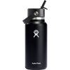 Hydro Flask 32 oz Wide Mouth with Flex Straw Cap in Black