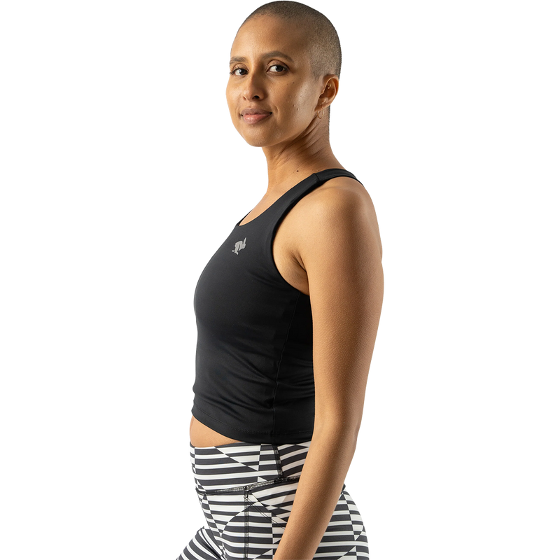 Women's Crusher Pocket Crop, Rabbit Women's Crusher Pocket Crop in Black left