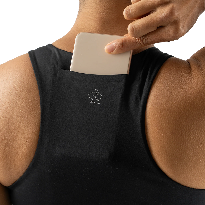 Women's Crusher Pocket Crop, Rabbit Women's Crusher Pocket Crop in Black back pocket