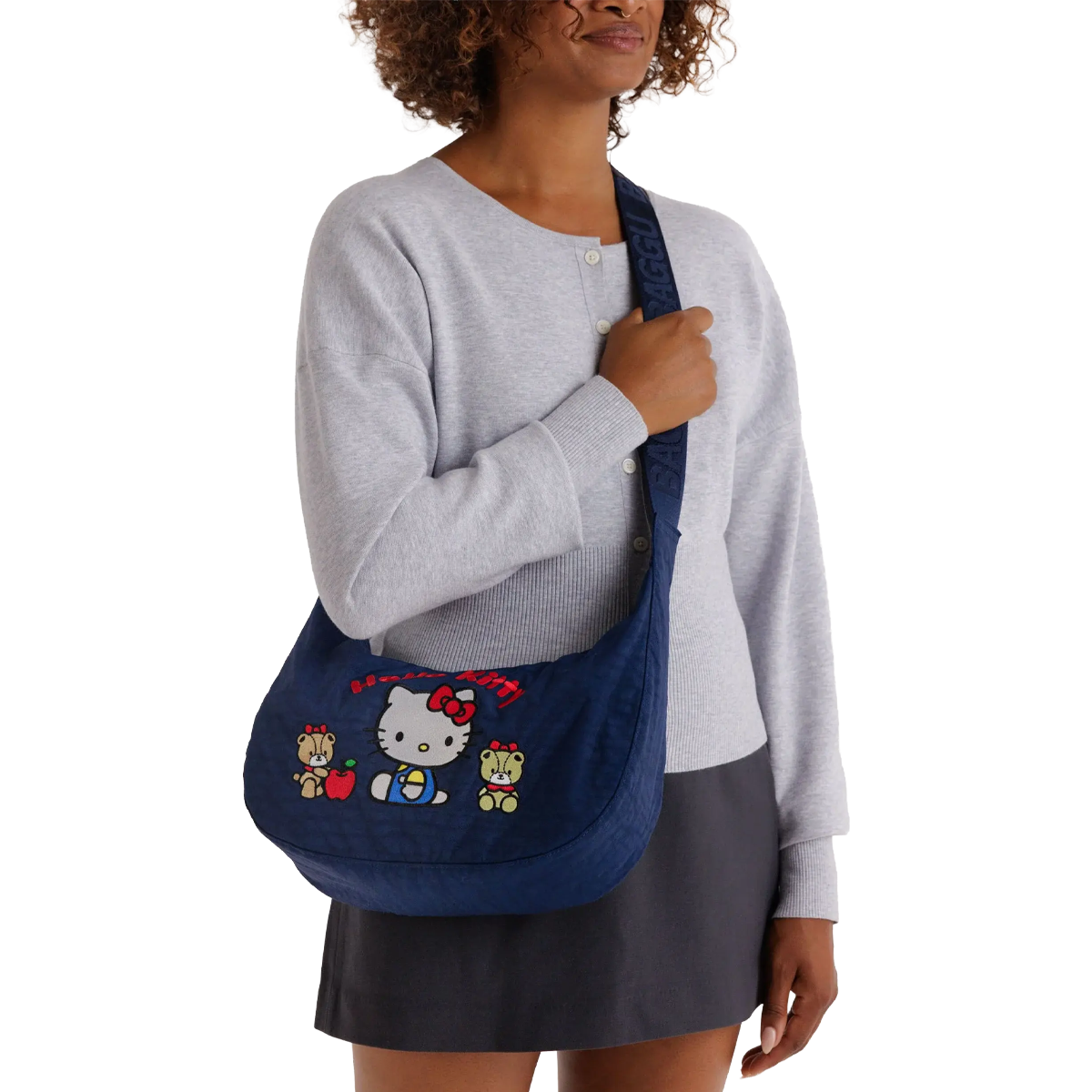 Hello Kitty Medium Nylon Crescent Bag alternate view