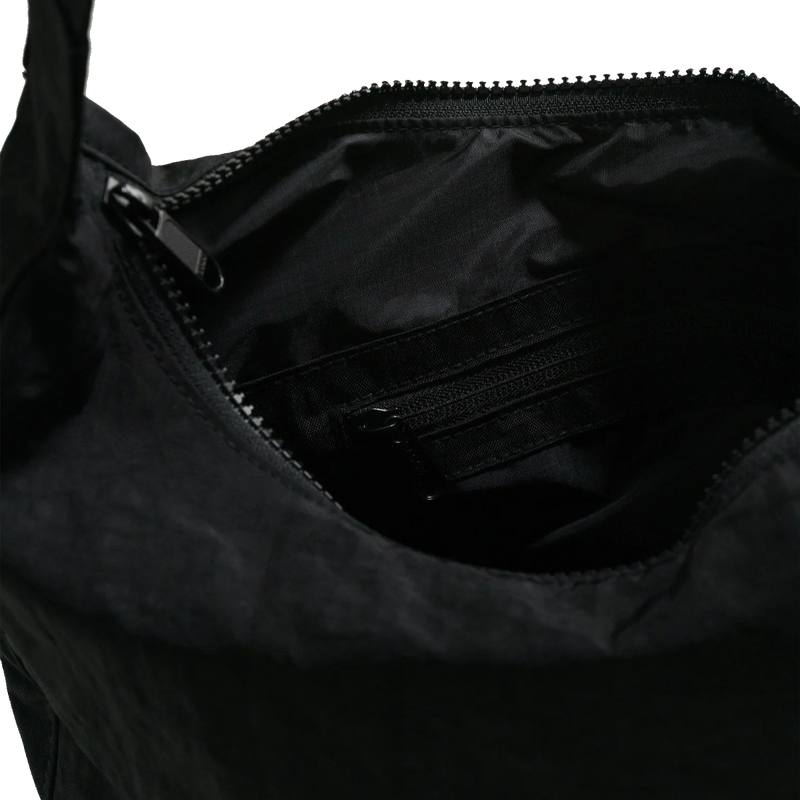 Medium Nylon Crescent Bag, BAGGU Medium Nylon Crescent Bag interior