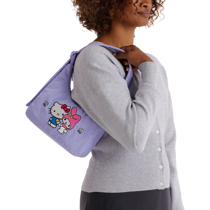 Hello Kitty Mini Nylon Shoulder Bag, Hello Kitty Mini Nylon Shoulder Bag on model