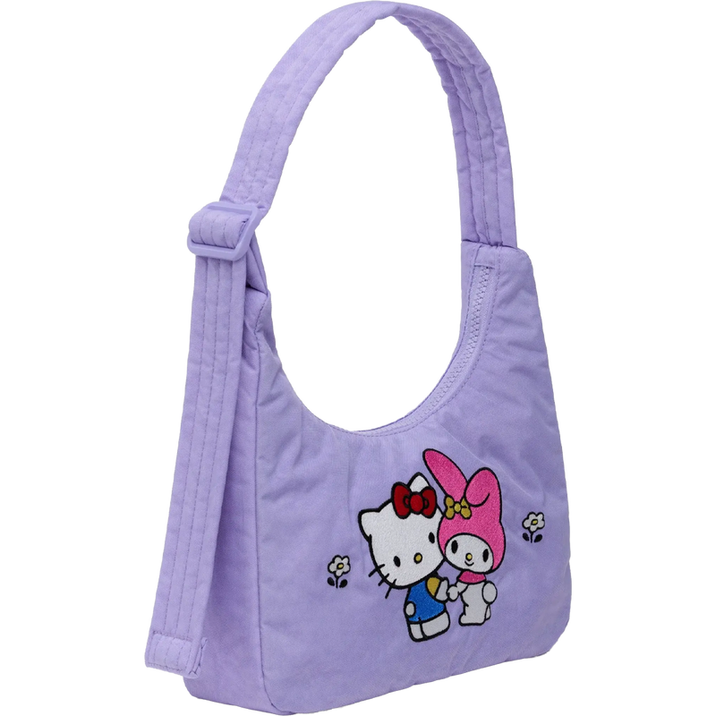 Hello Kitty Mini Nylon Shoulder Bag, Hello Kitty Mini Nylon Shoulder Bag 3/4 view