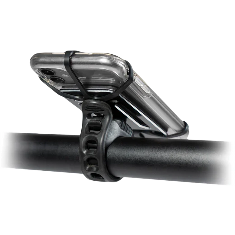 Smart Grip Phone Mount, Lezyne Smart Grip Phone Mount with phone on bar back