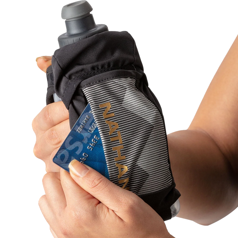 QuickSqueeze Insulated Handheld 12oz, Nathan QuickSqueeze Insulated Handheld 12oz card pocket
