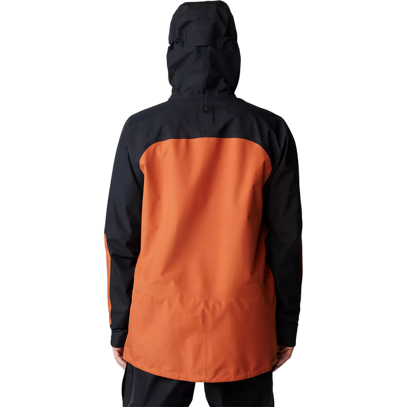 Men's Boundary Ridge Gore-Tex Jacket, Mountain Hardwear Men's Boundary Ridge Gore-Tex Jacket in Raw Carnelian Black back