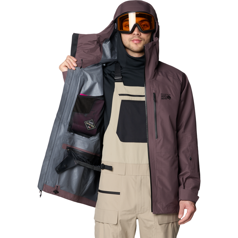 Men's Boundary Ridge Gore Tex Jacket, Mountain Hardwear Men's Boundary Ridge Gore Tex Jacket inside right pocket