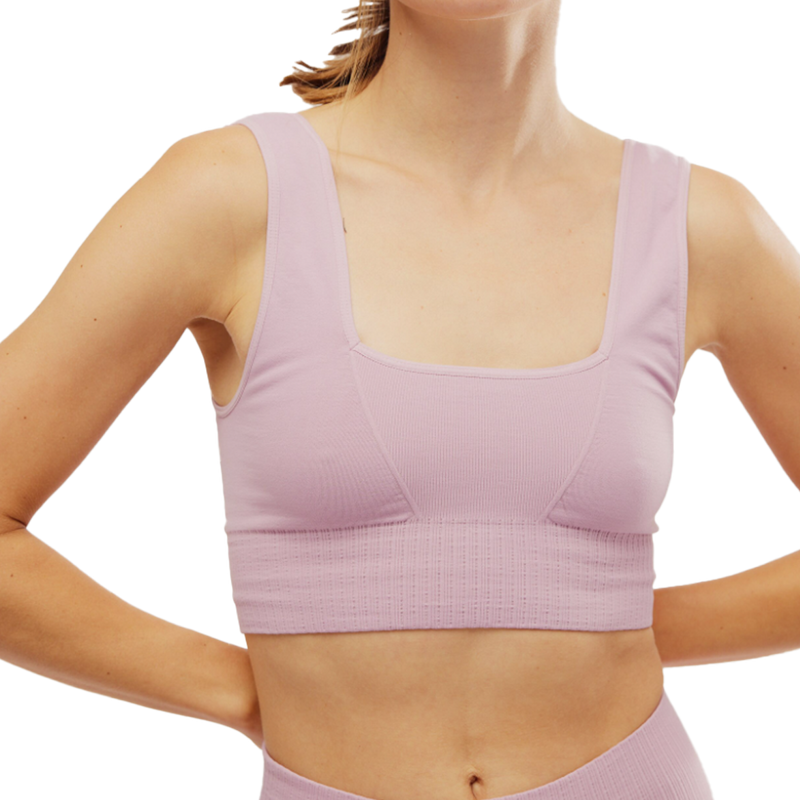 Women's Good Karma Square-Neck Bra, Featured Image