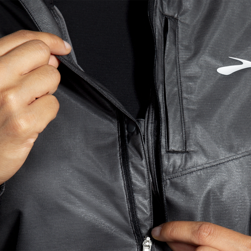 Women's All Altitude Jacket, Brooks Women's All Altitude Jacket zip