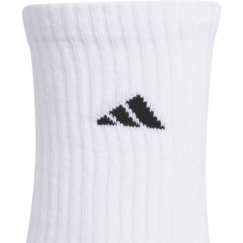 Youth Cushion Mixed 6-Pack Crew, Adidas Youth Cushion Mixed 6-Pack Crew logo