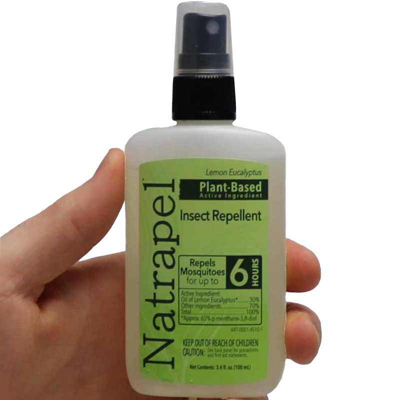 Natrapel Lemon Eucalyptus - 3.4 oz, Natrapel Lemon Eucalyptus - 3.4 oz in hand