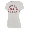 47 Brand Women's 49ers GG Frankie Tee in Relay Gray