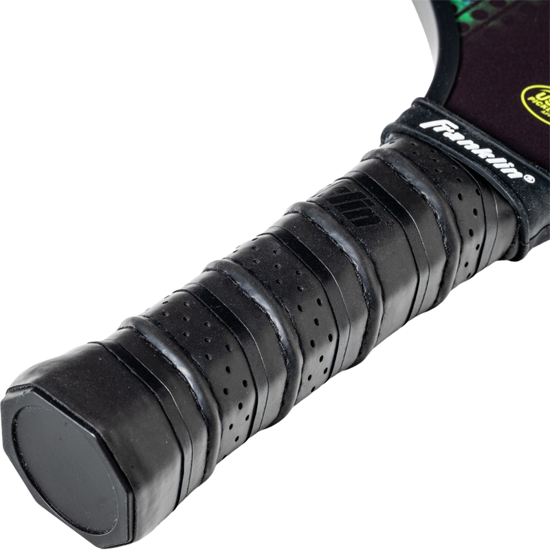 X-1000 Series Fiberglass Pickleball Paddle, Franklin Sports X-1000 Series Fiberglass Pickleball Paddle in Black handle