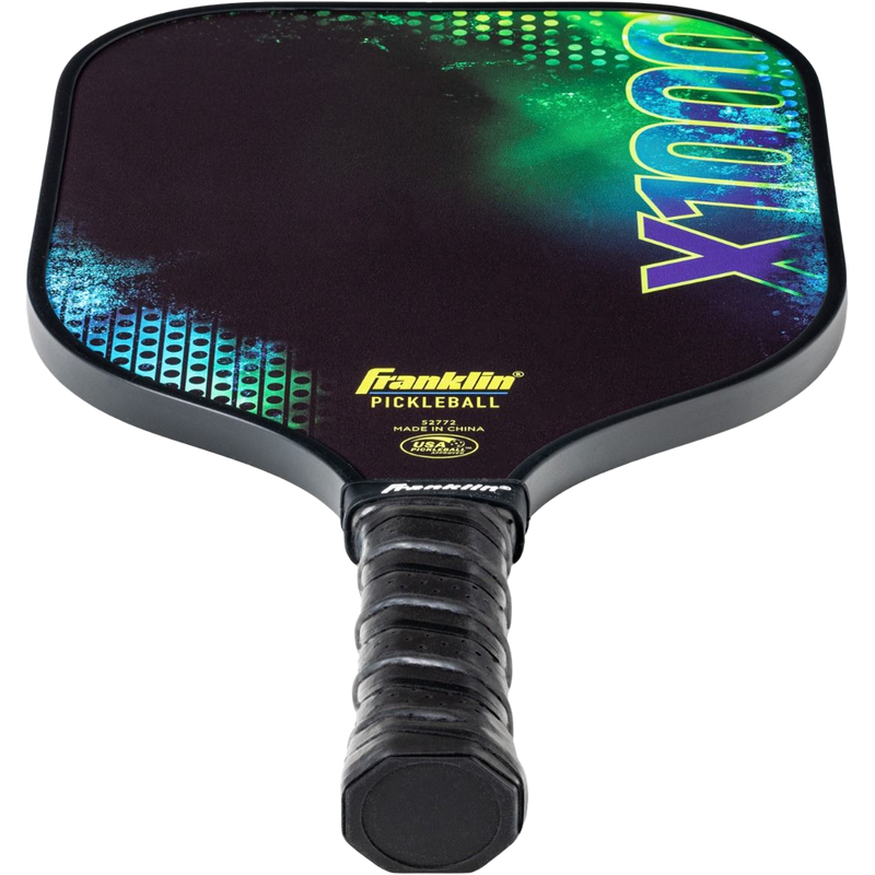 X-1000 Series Fiberglass Pickleball Paddle, Franklin Sports X-1000 Series Fiberglass Pickleball Paddle in Black