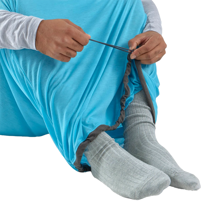 Breeze Liner Rectangular, Sea to Summit Breeze Liner Rectangular in Atoll Blue bottom drawcord