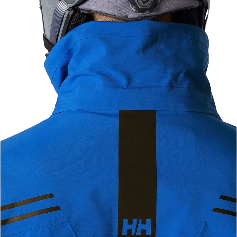 Men's Alpha Infinity Jacket, Helly Hansen Men's Alpha Infinity Jacket in 543 Cobalt 2.0 back collar