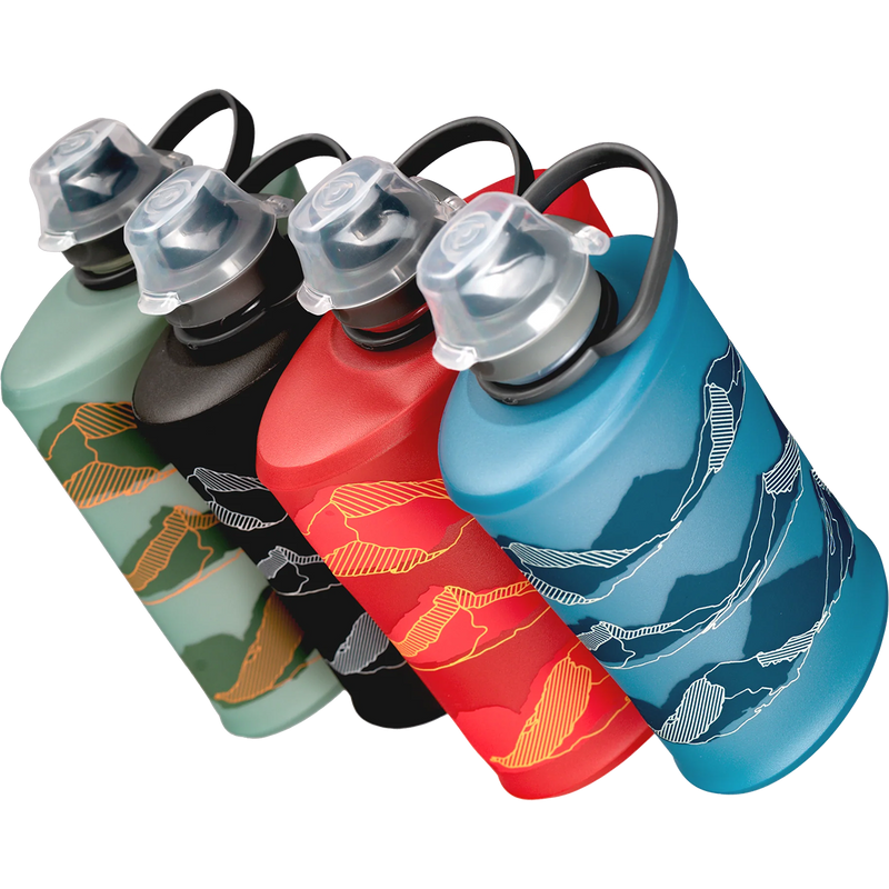 Stow Mountain Edition 350 ml, Hydrapak Stow Mountain Edition 350 ml in Sutro Green all colors