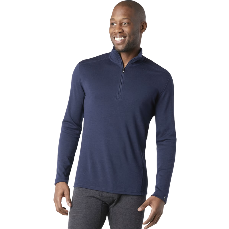 Men's Classic Thermal Merino Base Layer 1/4 Zip, Smartwool Men's Classic Thermal Merino Base Layer 1/4 Zip front