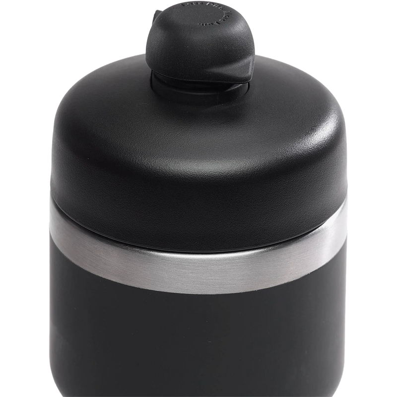 Dirt Cap, Bivo Dirt Cap in black on bottle closed