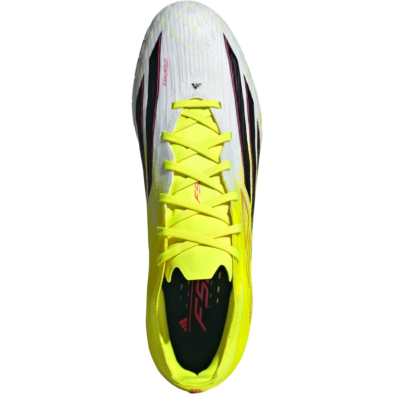 F50 Pro FG, Adidas F50 Pro FG in Solar Yellow2/Core Black/Lucid Red top