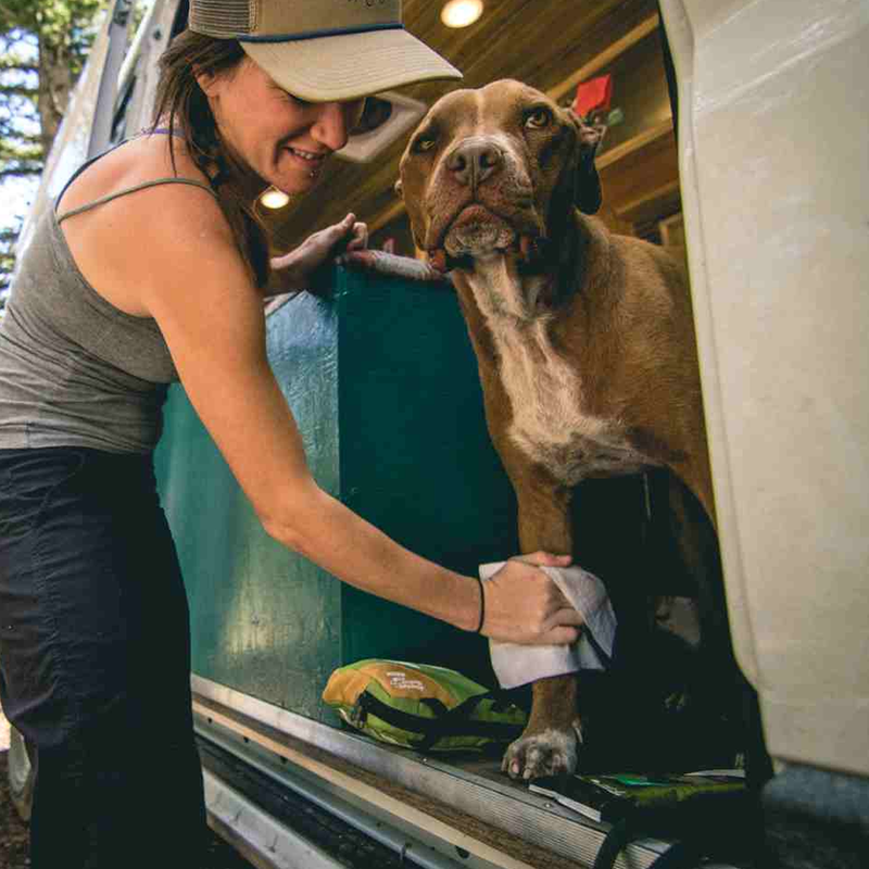 Adventure Dog Wipes, Adventure Medical Adventure Dog Wipes in camper