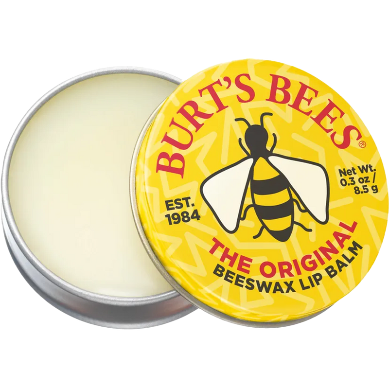 Beeswax Moisturizing Lip Balm Tin 0.3 oz, Burt's Bees Beeswax Moisturizing Lip Balm Tin 0.3 oz open