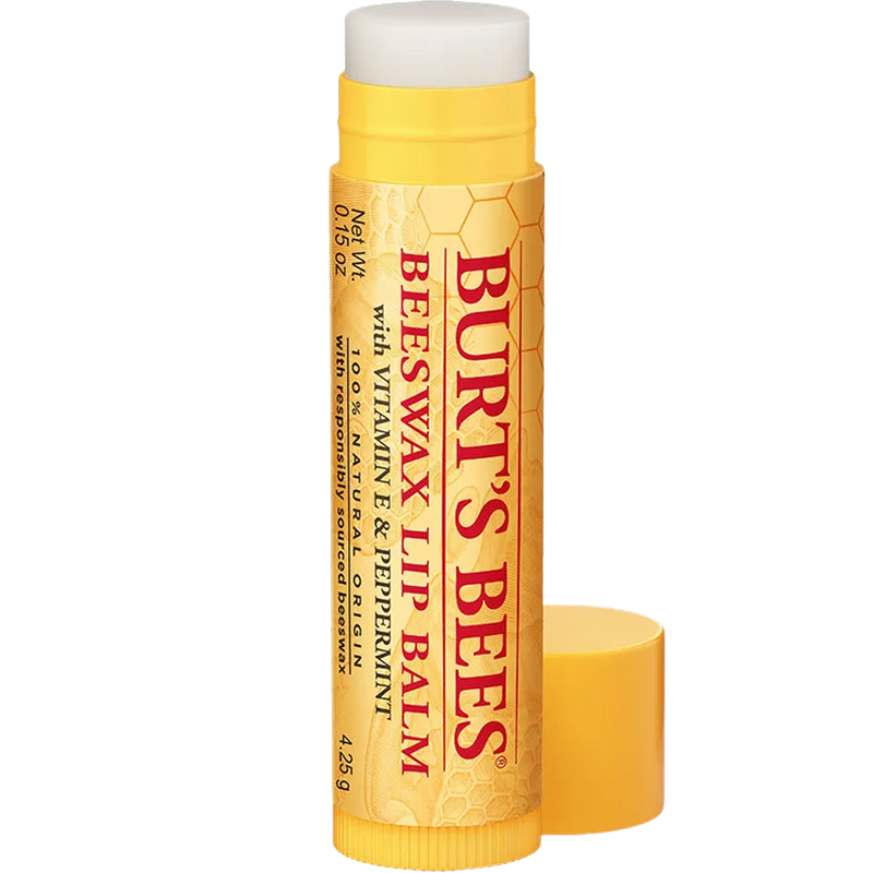 Beeswax Lip Balm 0.15 oz, Burt's Bees Beeswax Lip Balm 0.15 oz open