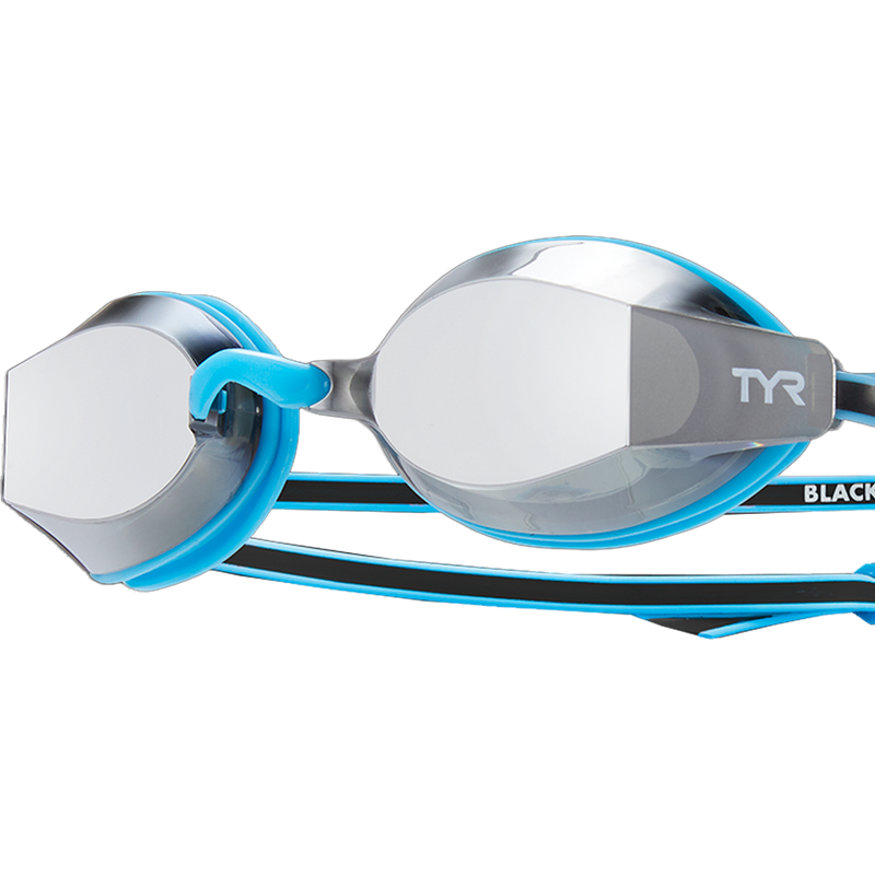 Youth Black Ops 140 EV Mirrored, TYR Youth Black Ops 140 EV Mirrored lens closeup