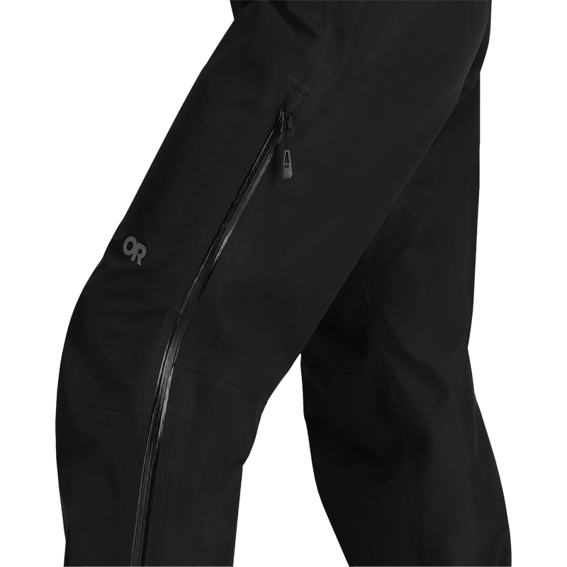 Women's Aspire Pants, Outdoor Research Women's Aspire Pants in Black side zip