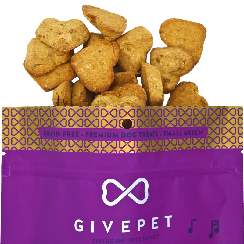 Doghouse Rock Baked Dog Biscuits, GivePet Doghouse Rock Baked Dog Biscuits bag open