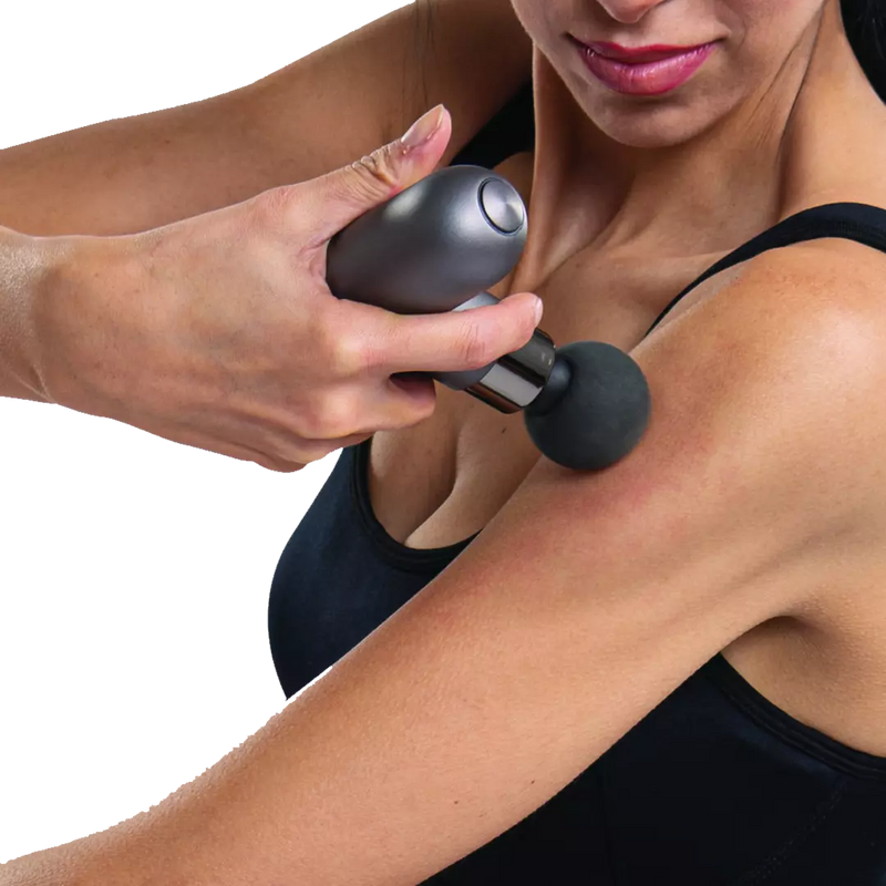 The Force Mini Gun, ProTec Athletics The Force Mini Gun on shoulder