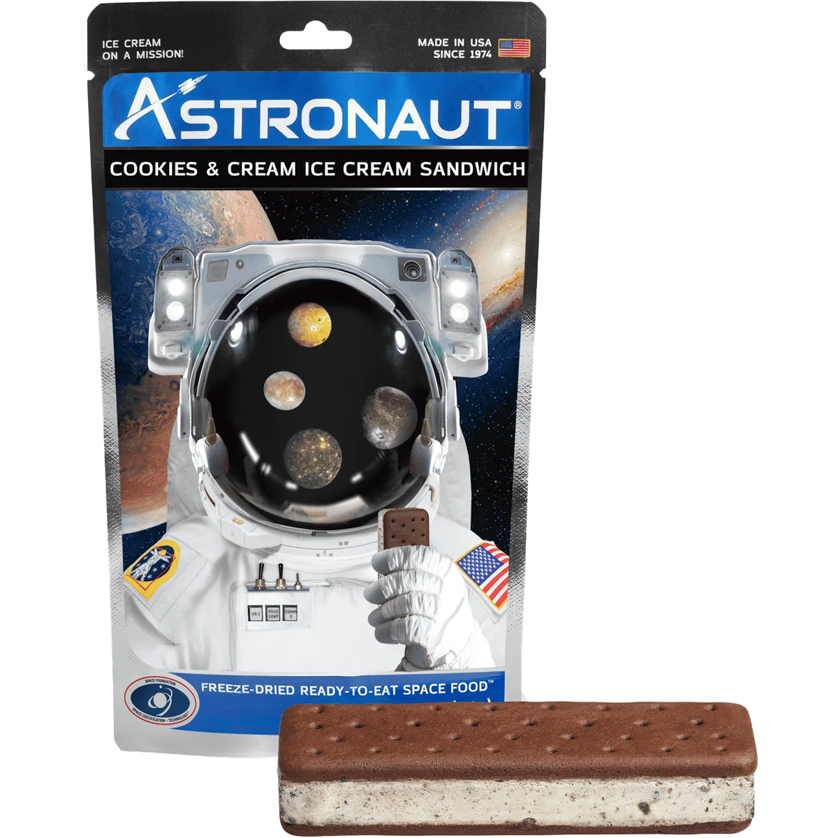 Cookies n Cream Ice Cream Sandwich (1 Serving) alternate view