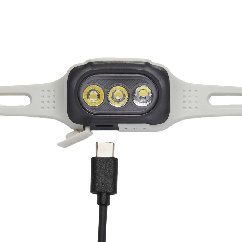 Deploy 325 Run, Black Diamond Deploy Run Light in Alloy charging port