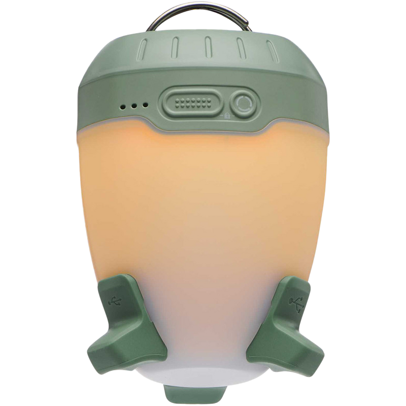 Orbiter 450 Lantern, Black Diamond Orbiter 450 Lantern in desert sage with orange tint illumination