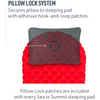 Sea to Summit Comfort Plus Insulated - Regular in Red pillow lock system