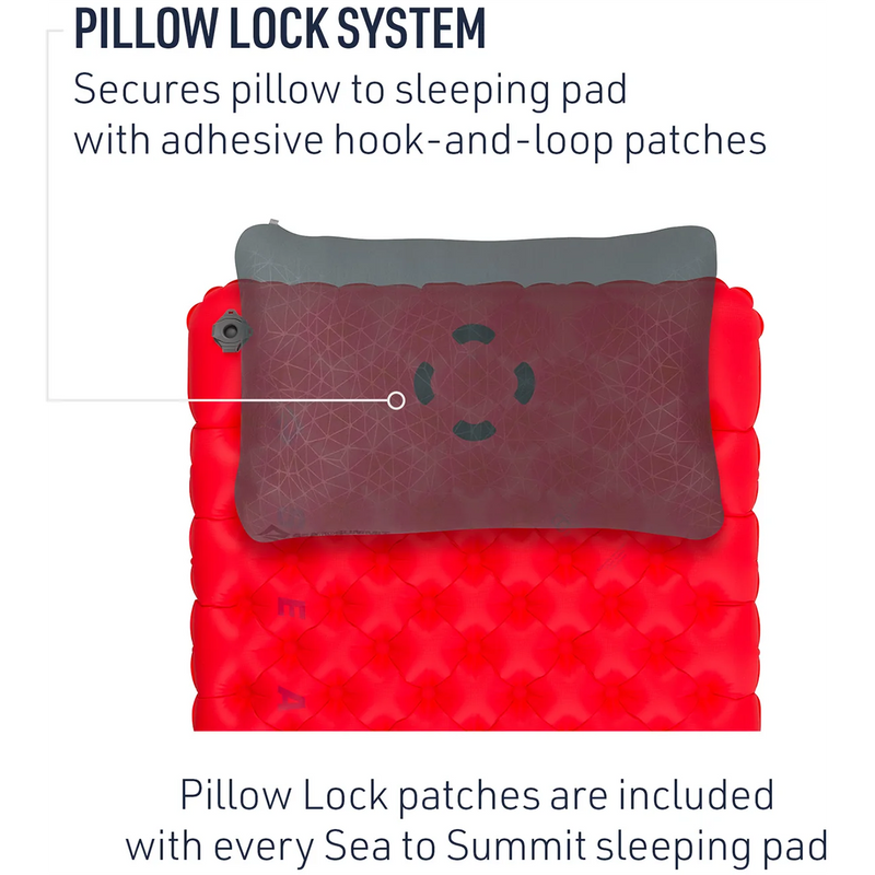 Comfort Plus XT Insulated Large, Sea to Summit Comfort Plus XT Insulated - Large in Red pillow lock system