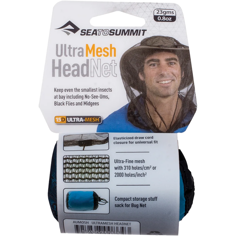 Ultra-Fine Mesh Mosquito Head Net, Sea to Summit Ultra-Fine Mesh Mosquito Head Net in packaging