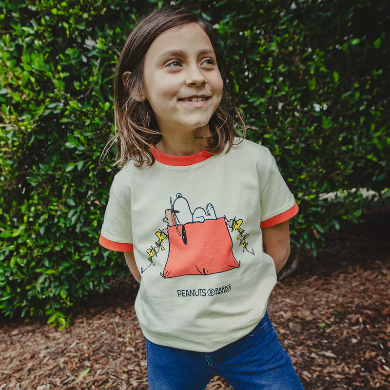 Youth Peanuts X Parks Project Try Not To S'more Tee, Parks Project Youth Peanuts X Parks Project Try Not To S'more Tee on kid