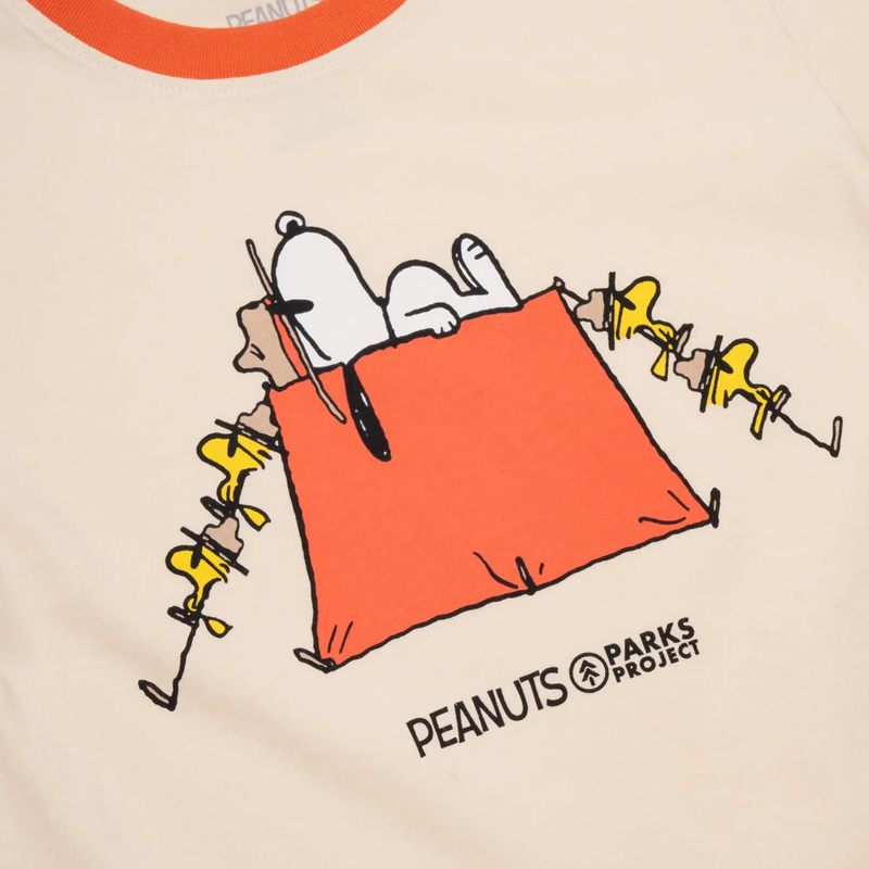 Youth Peanuts X Parks Project Try Not To S'more Tee, Parks Project Youth Peanuts X Parks Project Try Not To S'more Tee graphic