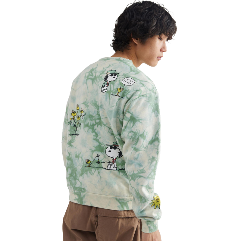 Peanuts X Parks Project Tie Dye Crew, Peanuts X Parks Project Tie Dye Crew Back