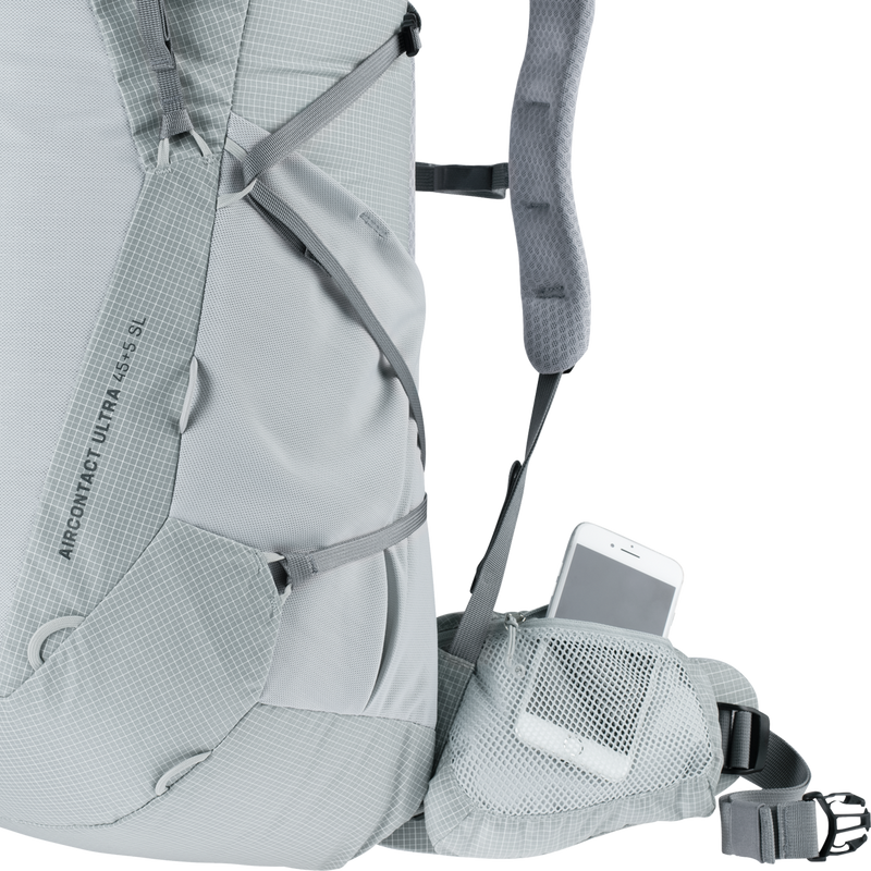Aircontact Ultra 45+5 SL, Deuter Aircontact Ultra 45+5 SL belt pocket