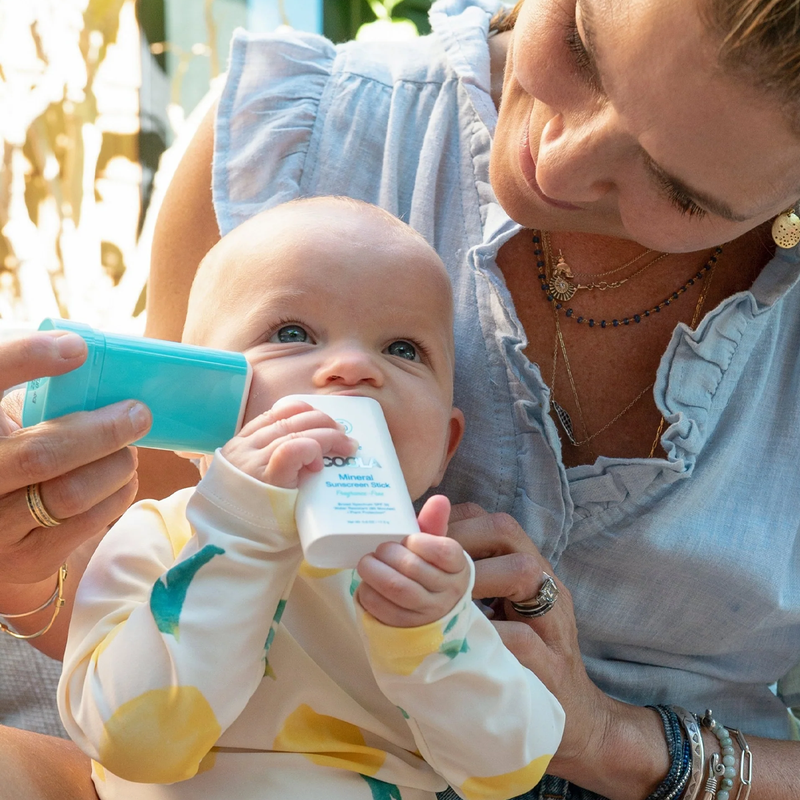 Mineral Organic Sunscreen Stick SPF 50, COOLA Mineral Organic Sunscreen Stick SPF 50 with baby