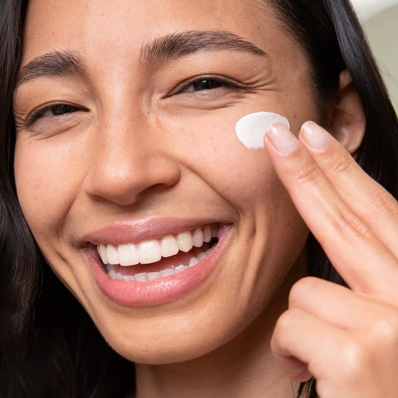 Dew Good Illuminating Serum Sunscreen SPF 30, COOLA Dew Good Illuminating Serum Sunscreen SPF 30 on face