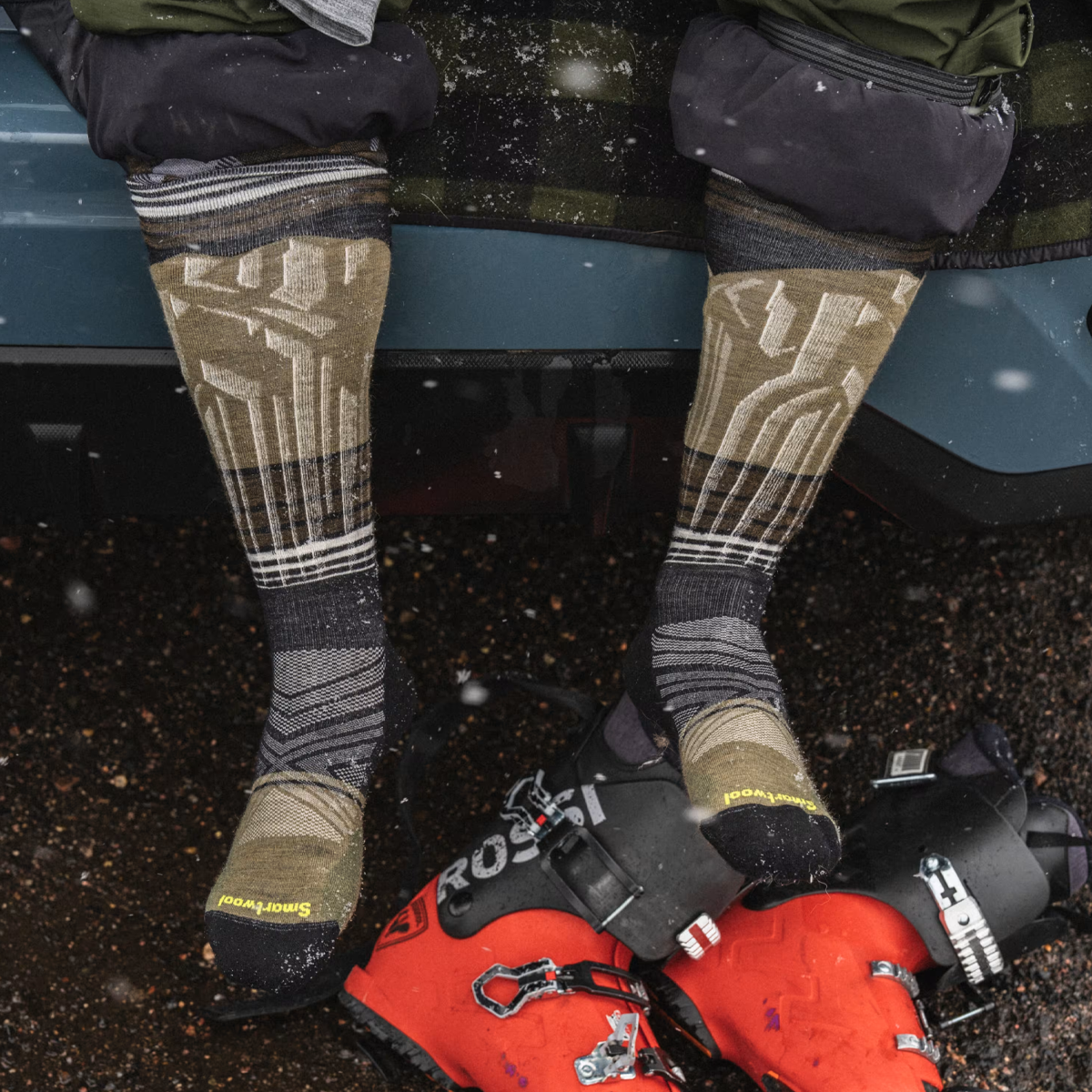 Ski Summit Shot Over The Calf Socks alternate view