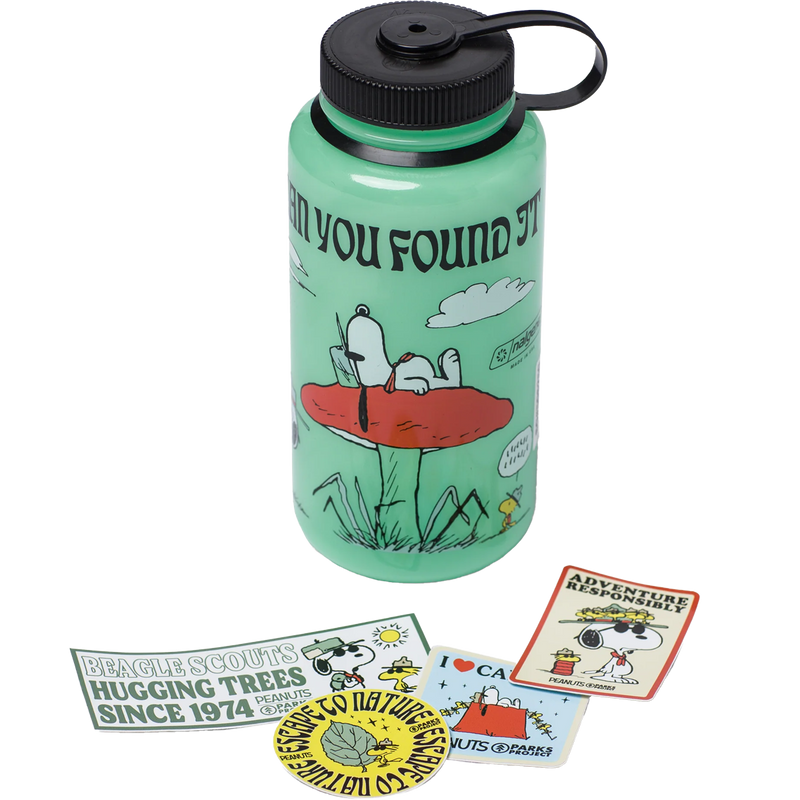 Peanuts x Parks Project Recycled Water Bottle and Sticker Pack, Featured Image