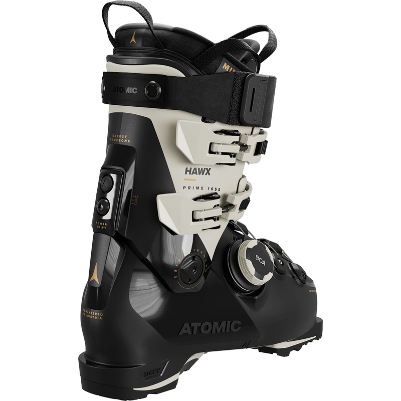 Women's Hawx Prime 105 S BOA GW, Atomic Women's Hawx Prime 105 S BOA GW in Black Stone Gold back right