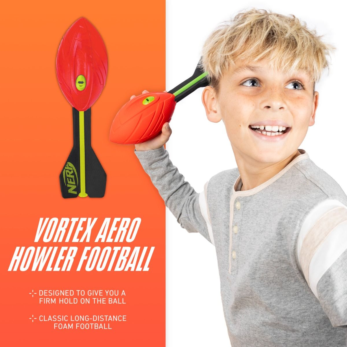 Nerf Vortex Aero Howler Red alternate view