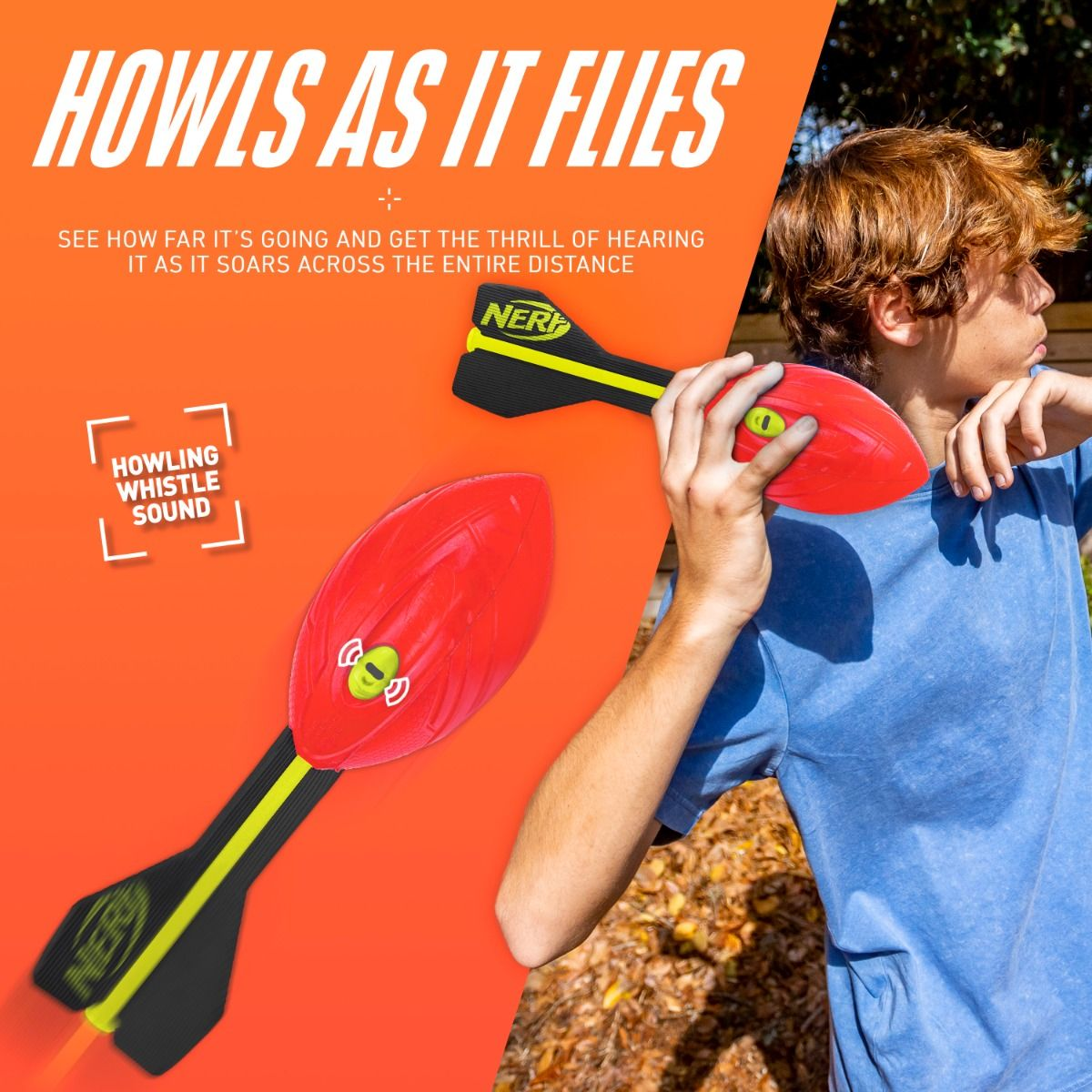 Nerf Vortex Aero Howler Red alternate view