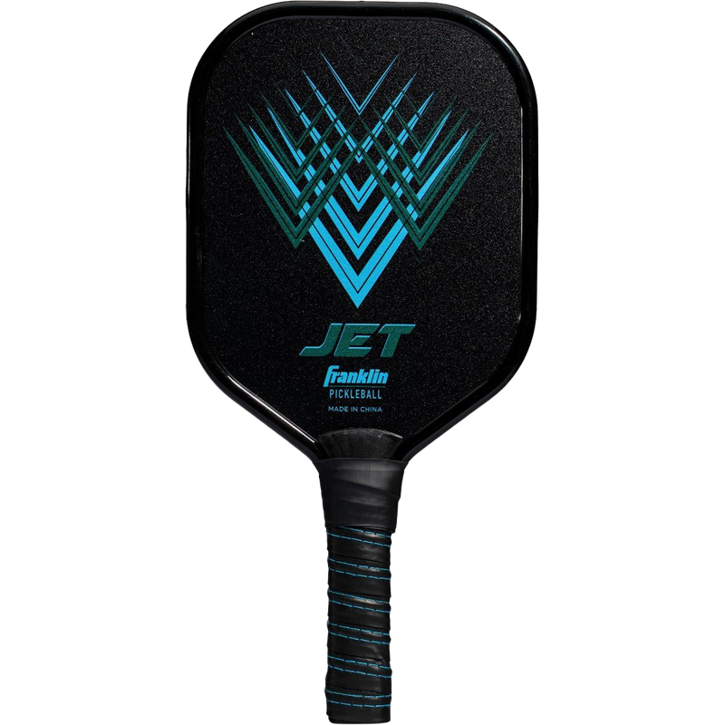 Jet Aluminum Pickleball Set, Franklin Sports Pickleball Jet 2-Player Aluminum Set blue paddle